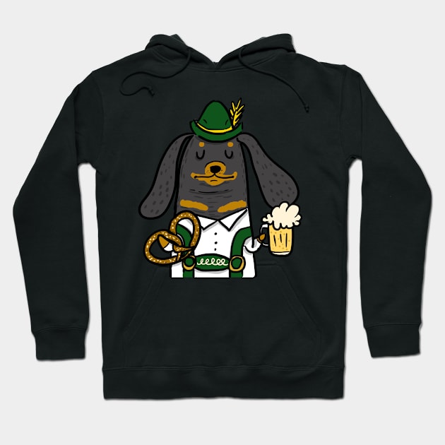 Oktoberfest Doxie Hoodie by Fluffymafi